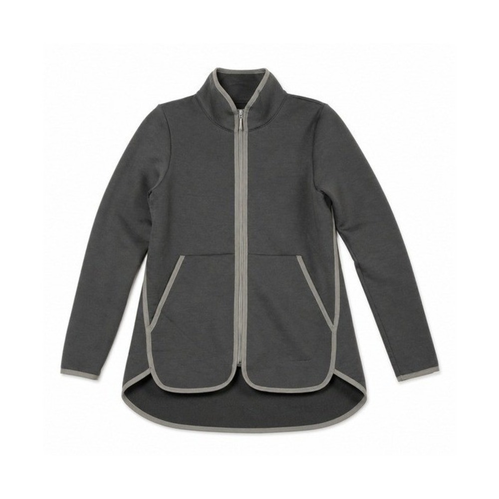 The North Face Women's Full-Zip Long Athletic Jacket Black Size Small with Gray